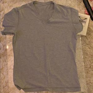 Grey Lululemon V neck tee